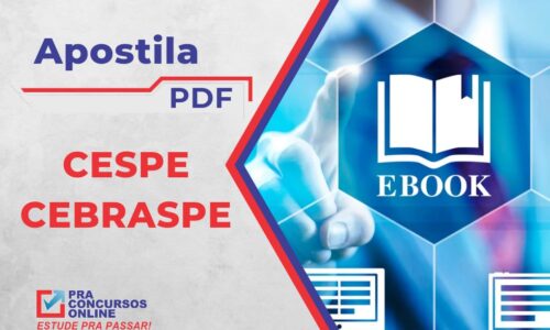 APOSTILA DIGITAL (PDF) – COLEÇÃO PRA PASSAR – 525 QUESTÕES CESPE/CEBRASPE